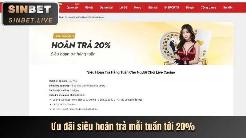 Ưu đãi thưởng nạp tiền VIP độc quyền